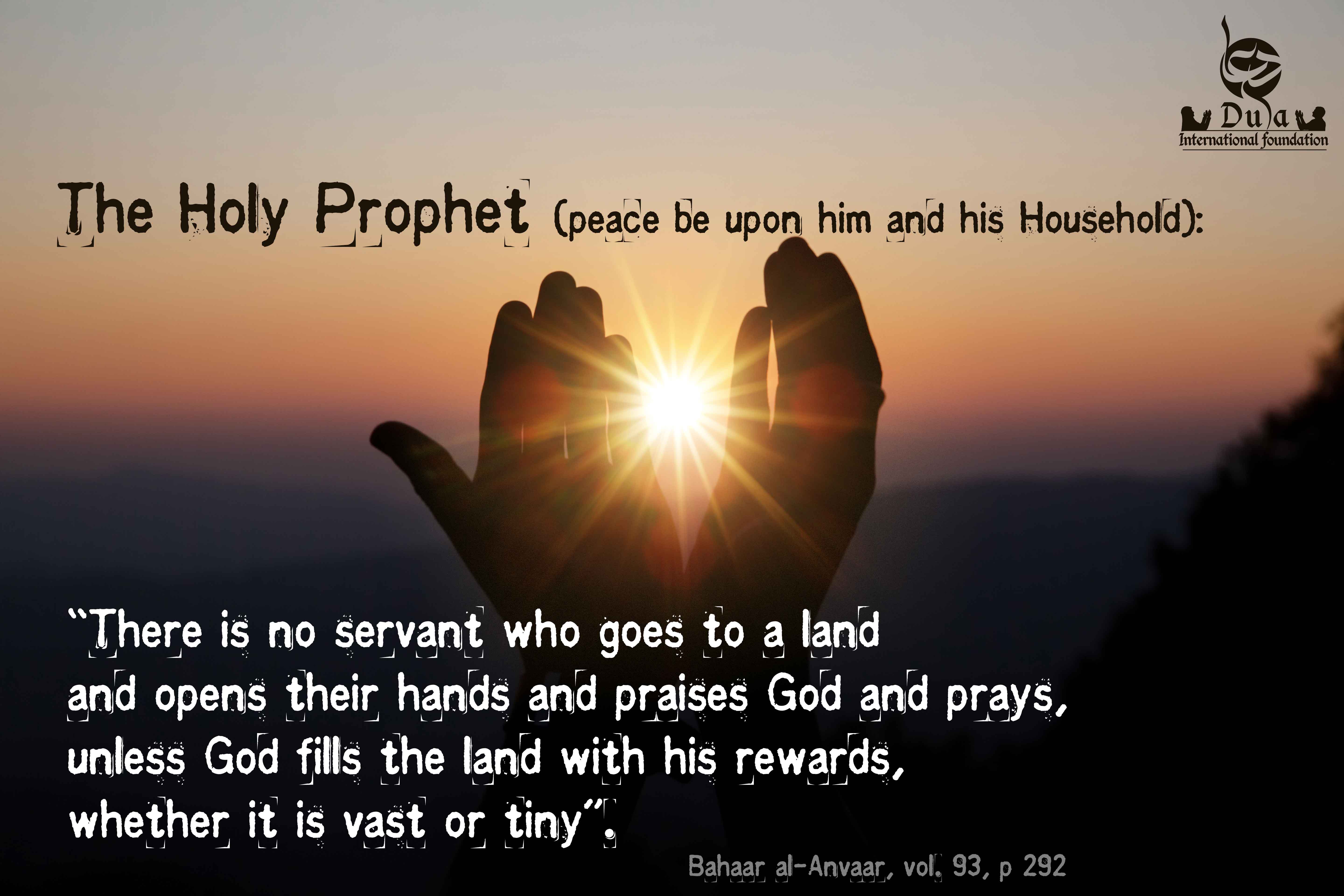 Prophet Muhammad Quotes  praying effection 